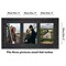 Americanflat 4x6 Tri-Photo Frame - Showcases Three 4x6 Photos at Once - Picture Frame for Western Home Decor - Glass Cover - Hanging Hardware - Includes Easel